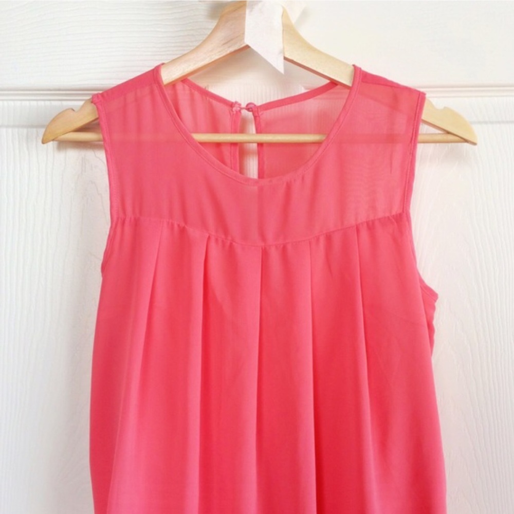 Coral Swing Dress